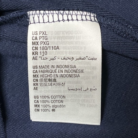 Karen Scott Sport Women's Loose Fit Dress Size PXL Navy Blue/Gold - Picture 6 of 6